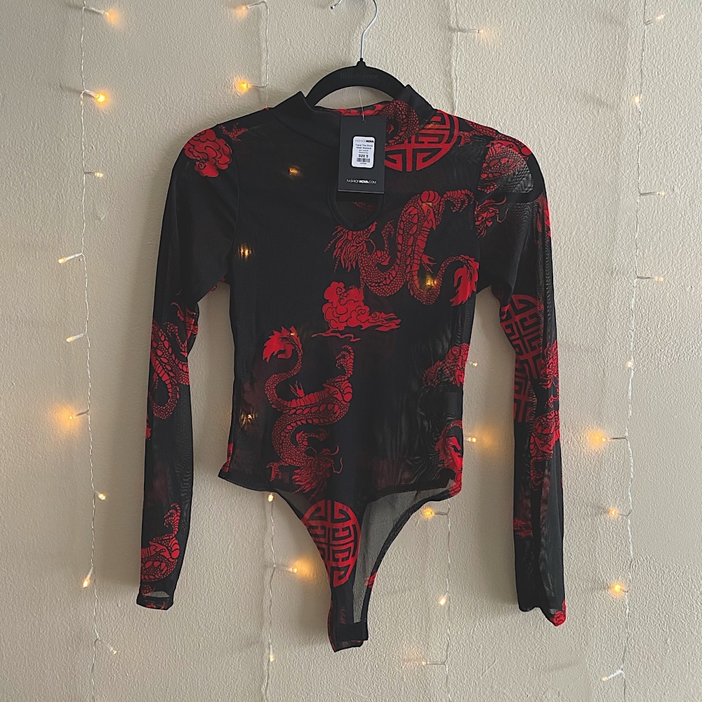 Dragon Sheer Body Suit 🐉